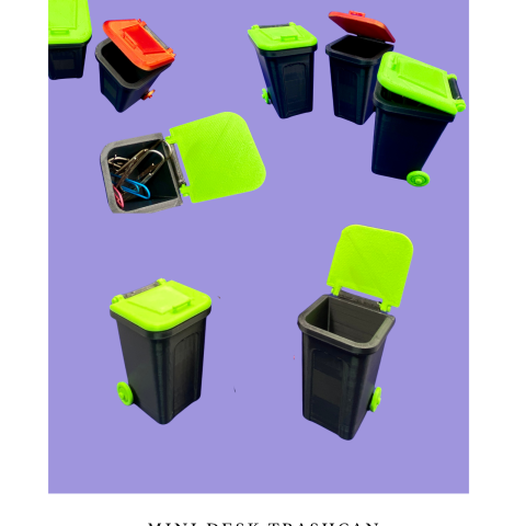 Mini Desk Trashcan